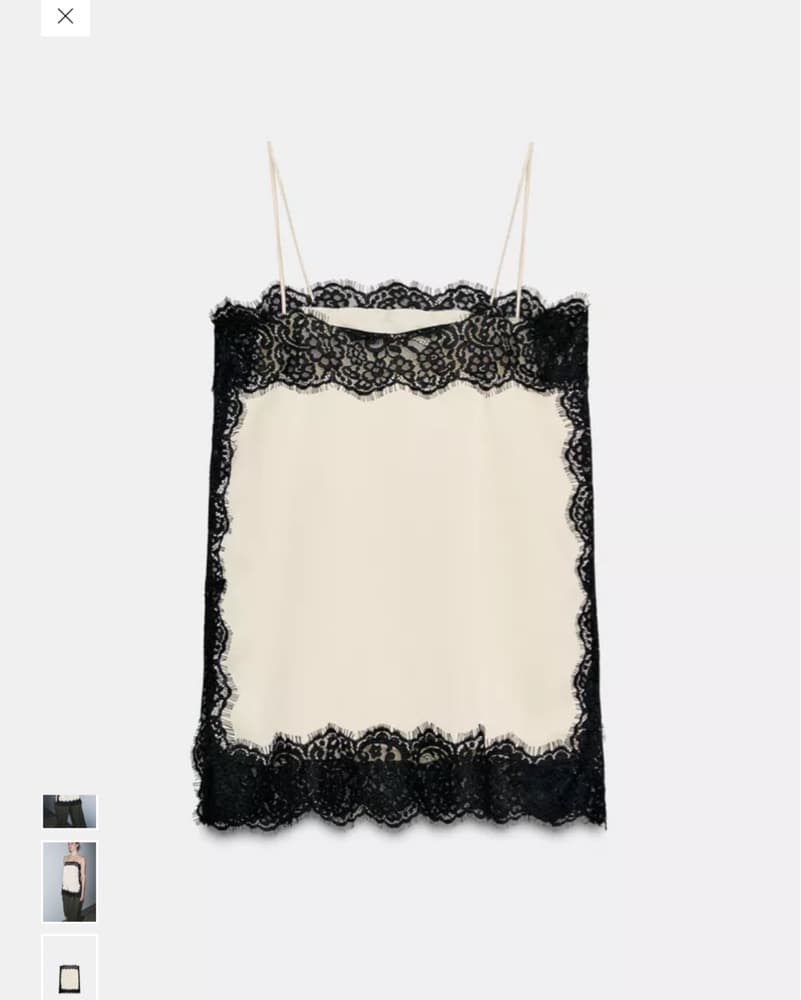 Zara Lace Dress/Top - Image 6