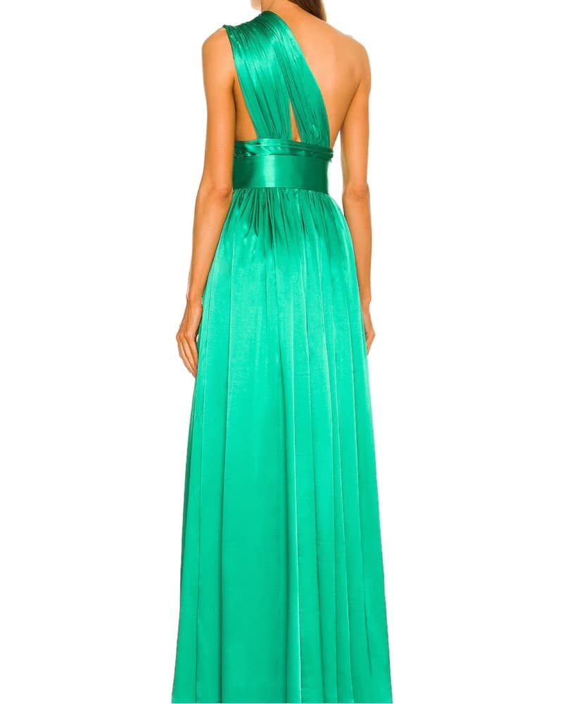 Bronx And Banco Camilla Gown In Emerald - Image 3