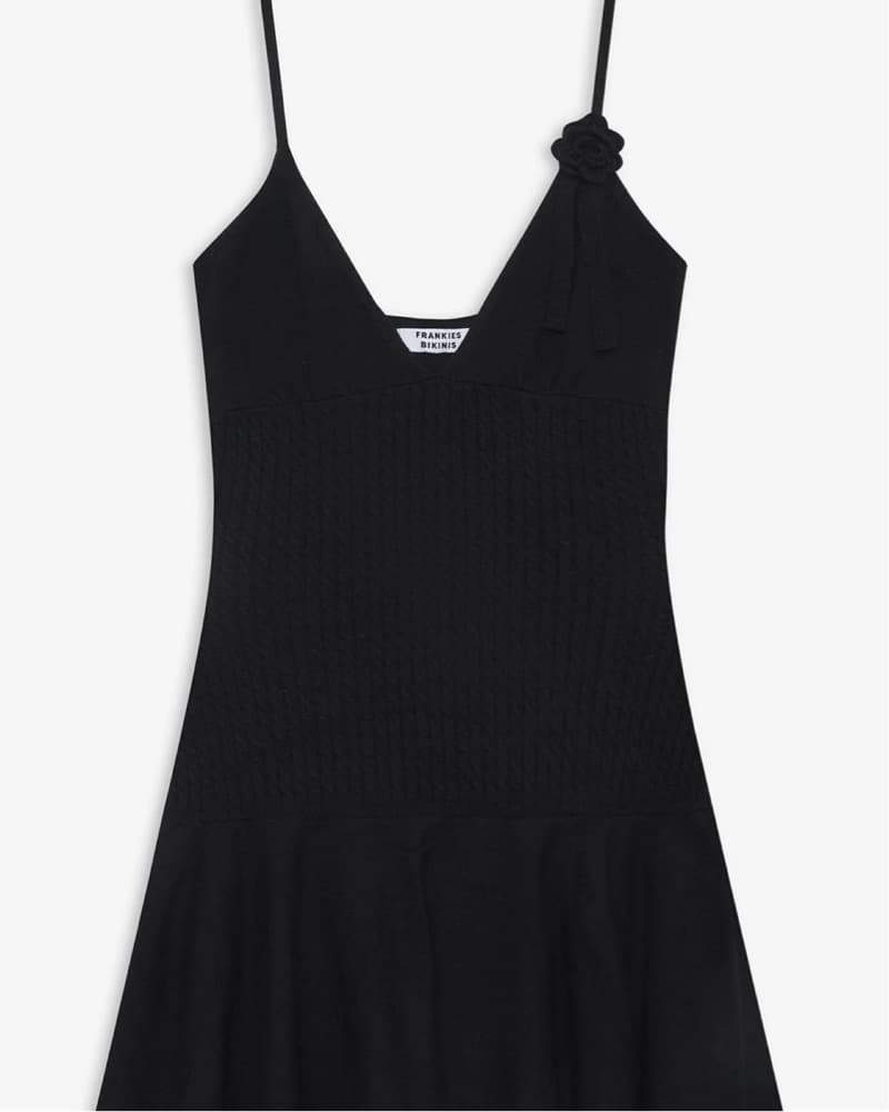 Frankies Bikinis Mini Black Dress - Image 2