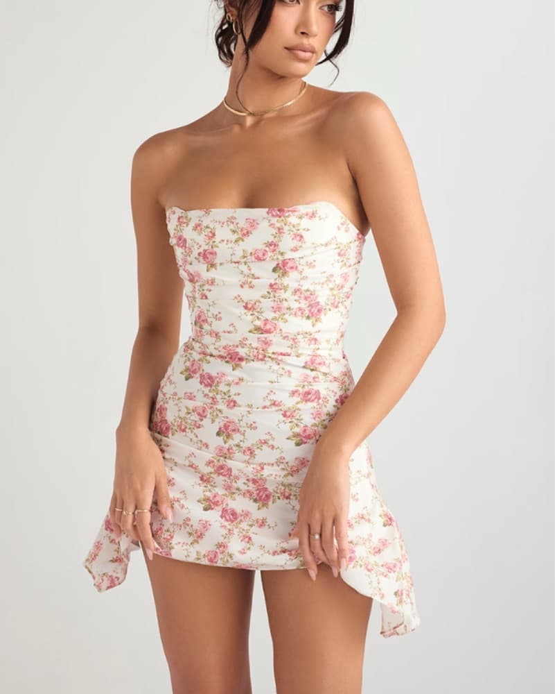 House Of CB Jasmine Mini Formal Dress Fl - Image 1