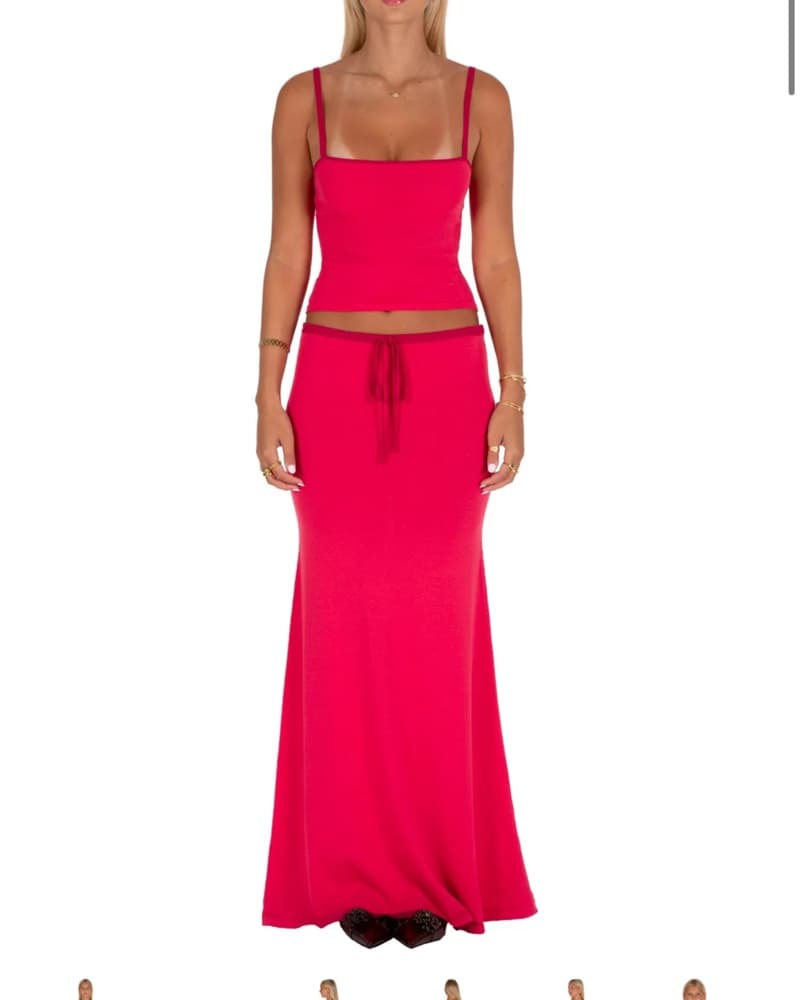 I AM DELILAH Cherry Maxi Set - Image 1