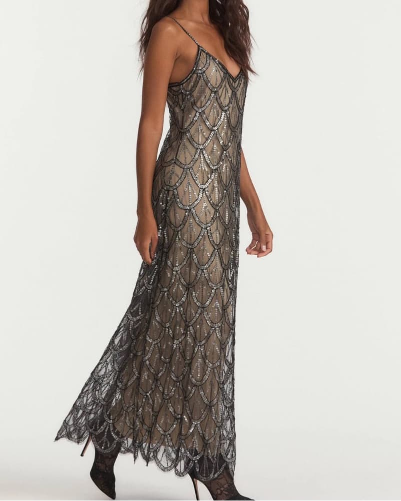 loveshackfancy mackie sequin maxi dress - Image 2