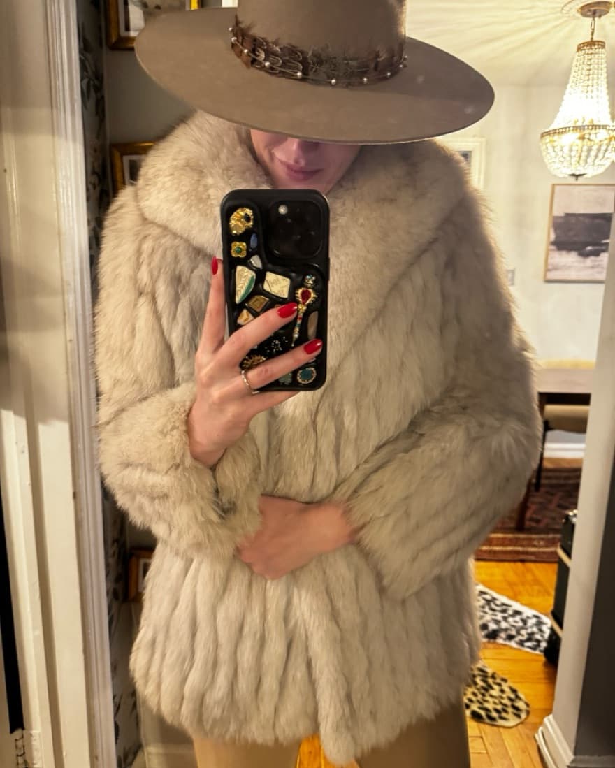 Luxurious Fox Fur Jacket by Jacques Aran - Image 2