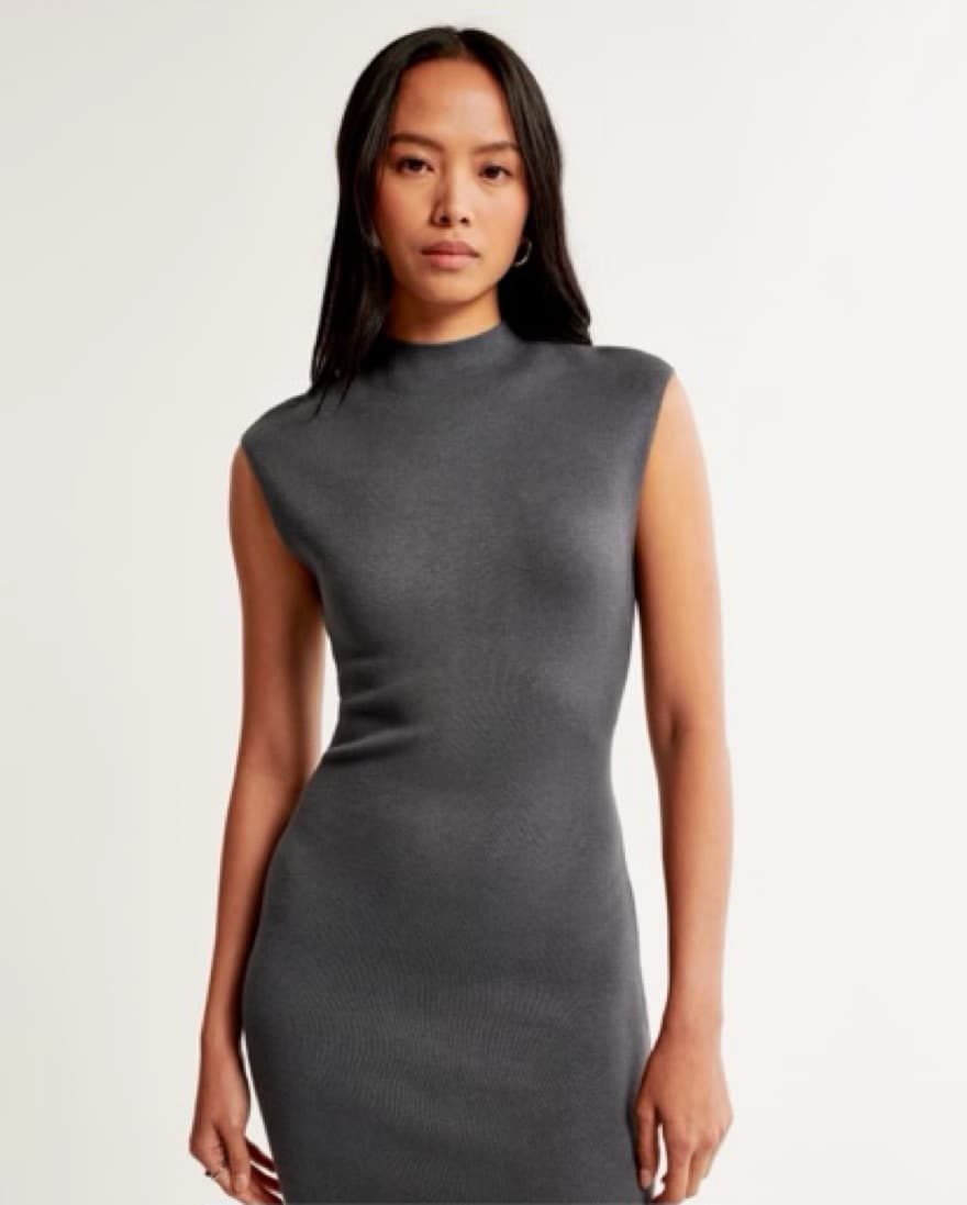 Abercrombie Gray Mini Dress - Image 1