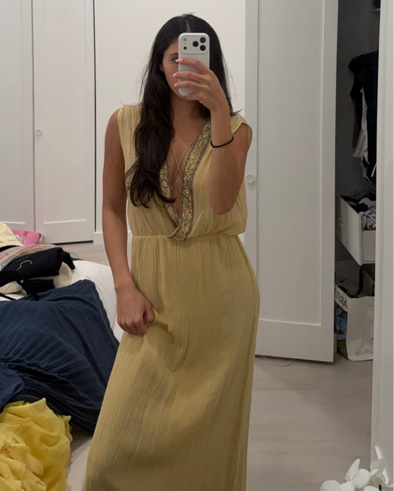 Zara Elegant Maxi Dress - Image 3