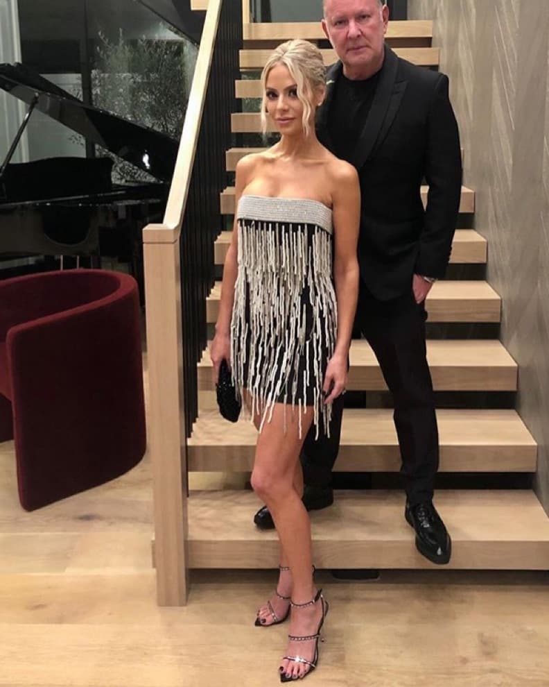 $3K Attico Crystal + Pearl Fringe Dress - Image 5