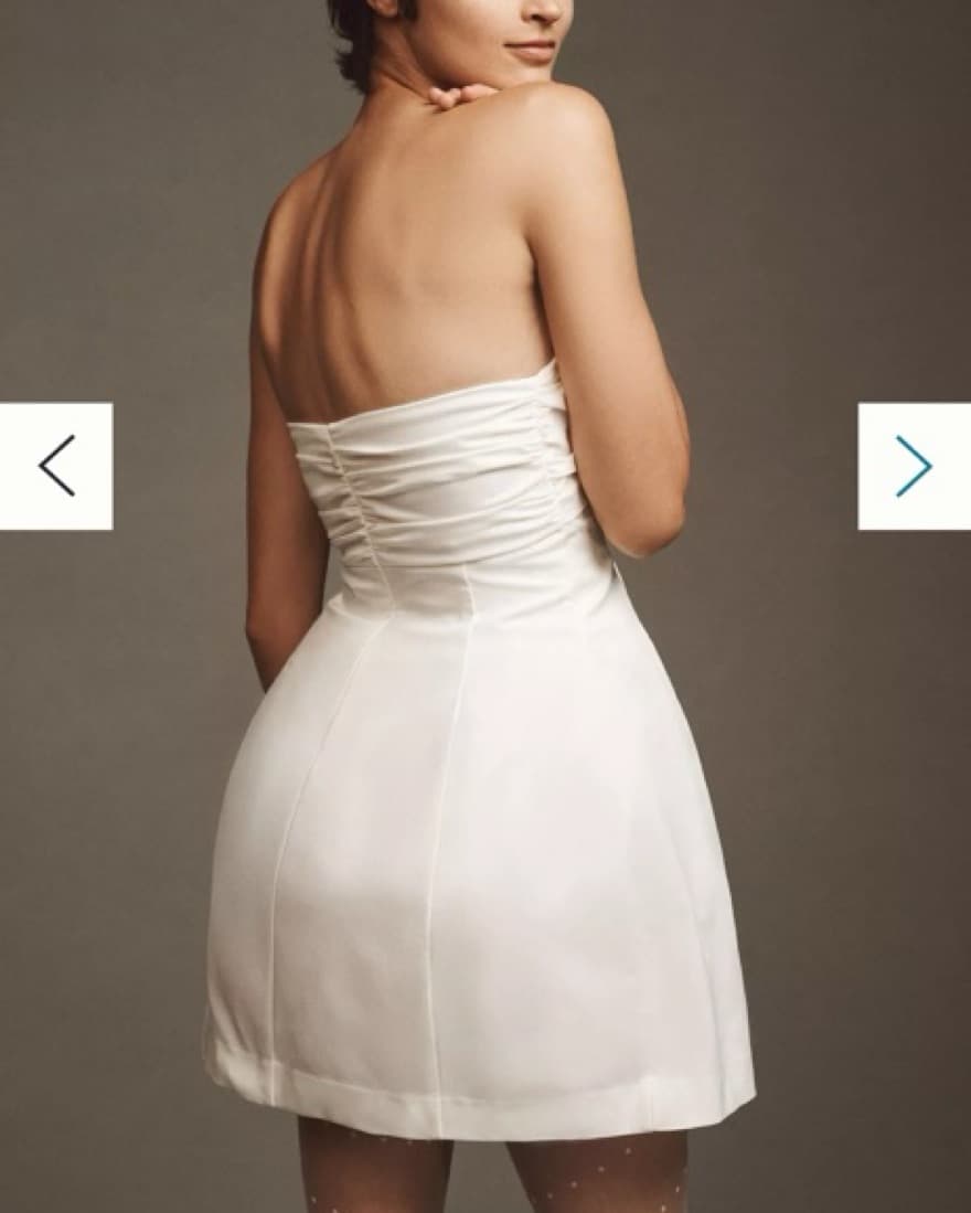 Chic Strapless Bow Dress - Image 2