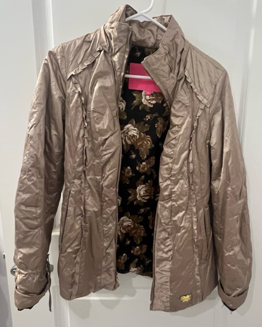 BETSEY JOHNSON - Vintage Gold Jacket - Image 1