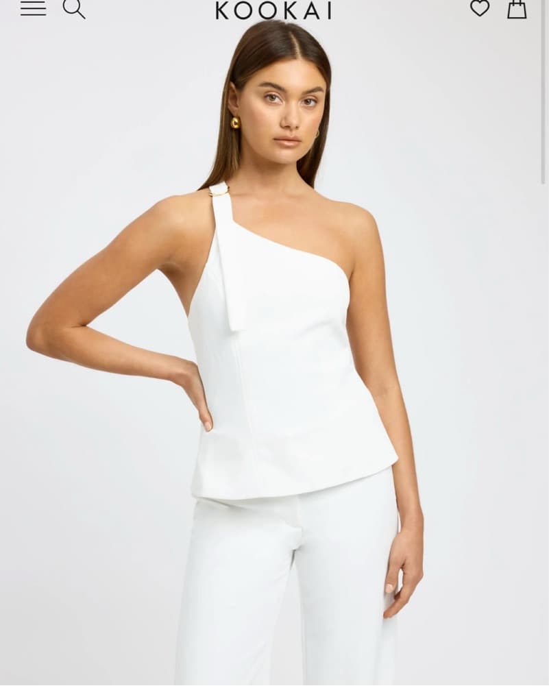Kookai Ariel Buckle Top - Image 1