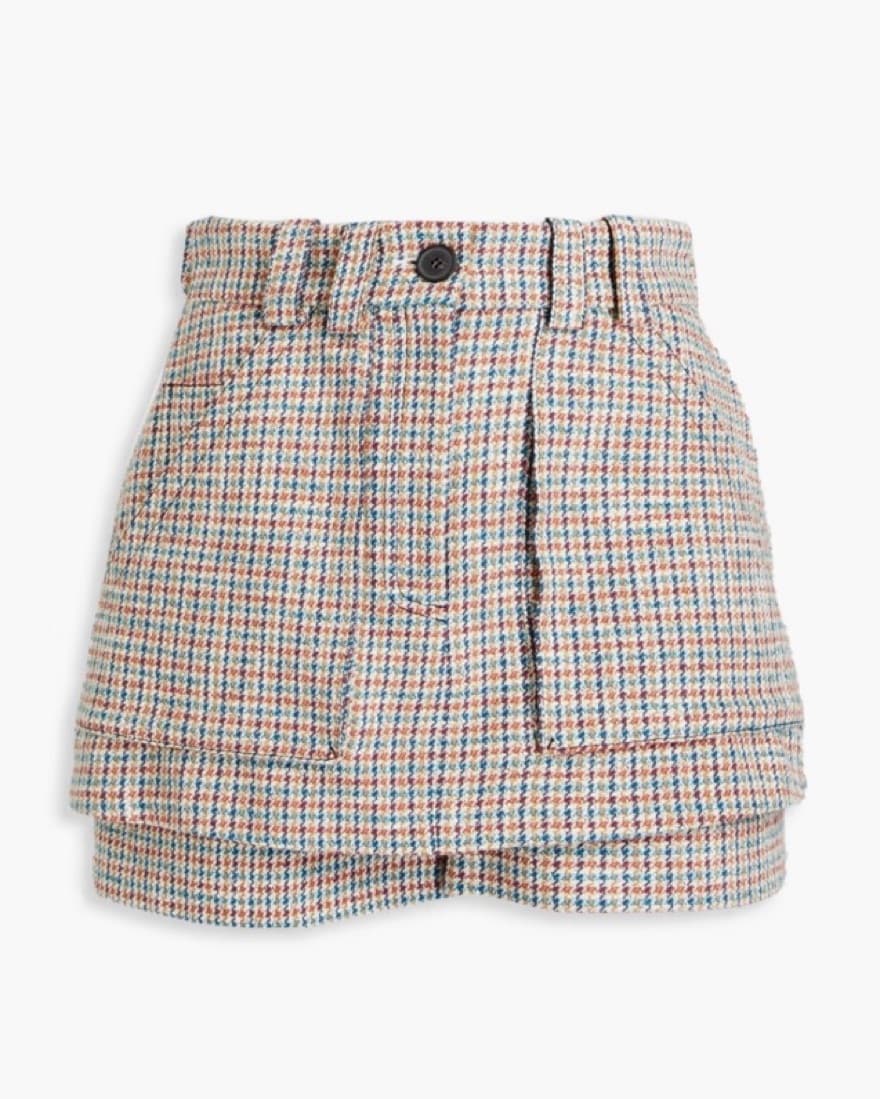 Maje Houndstooth Skort Set  - Image 3