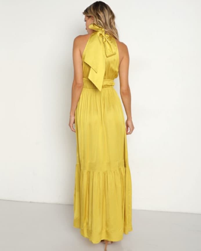 Cleobella Chartreuse Ankle Dress - Image 3