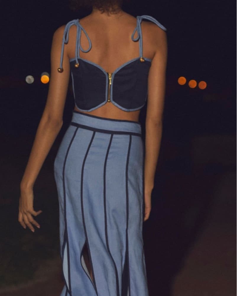Azulu Averino Linen Top  - Image 4