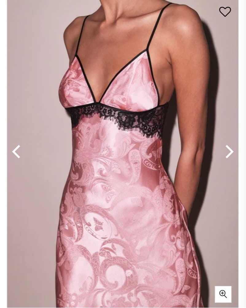 Fleur Du Mal Butterfly Jacquard Slip Dre - Image 2