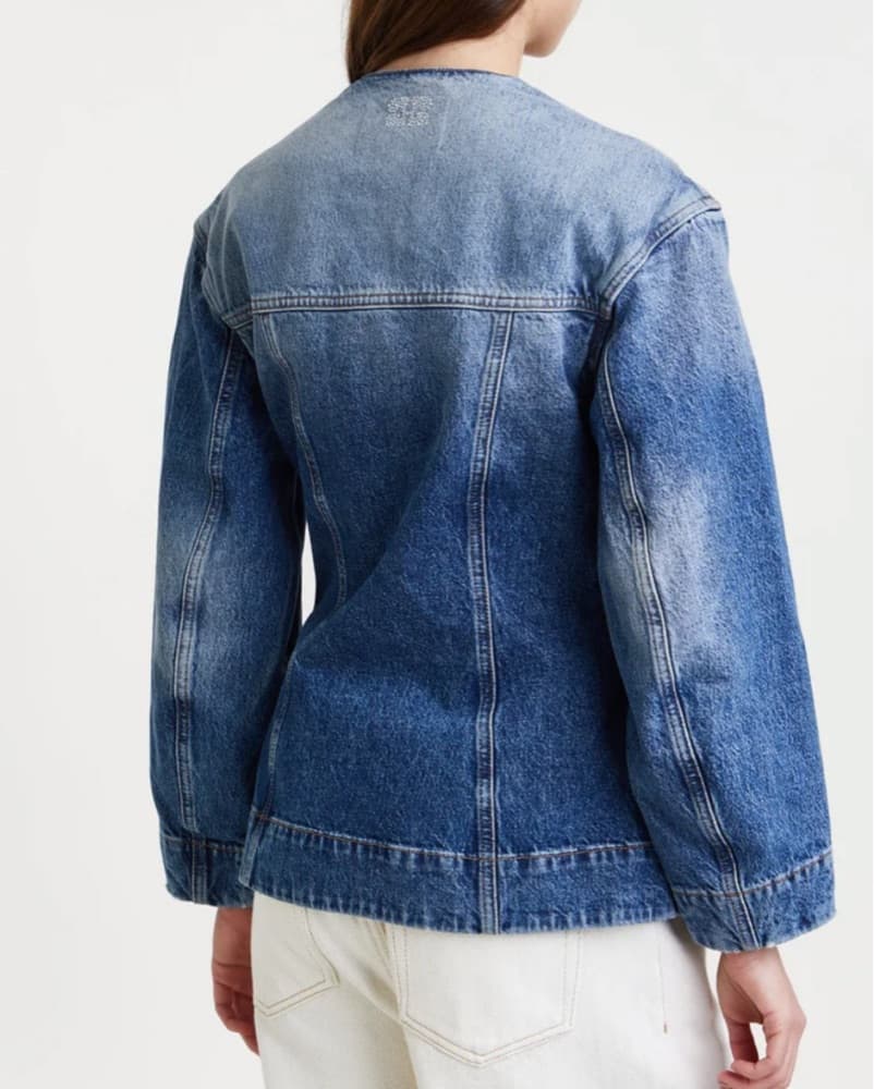 Ganni Denim Blazer - Image 2