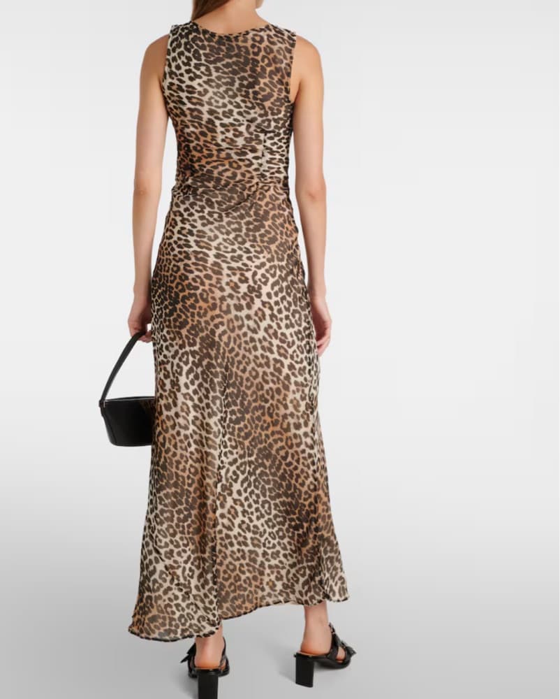 GANNI Cheetah Print Dress  - Image 3