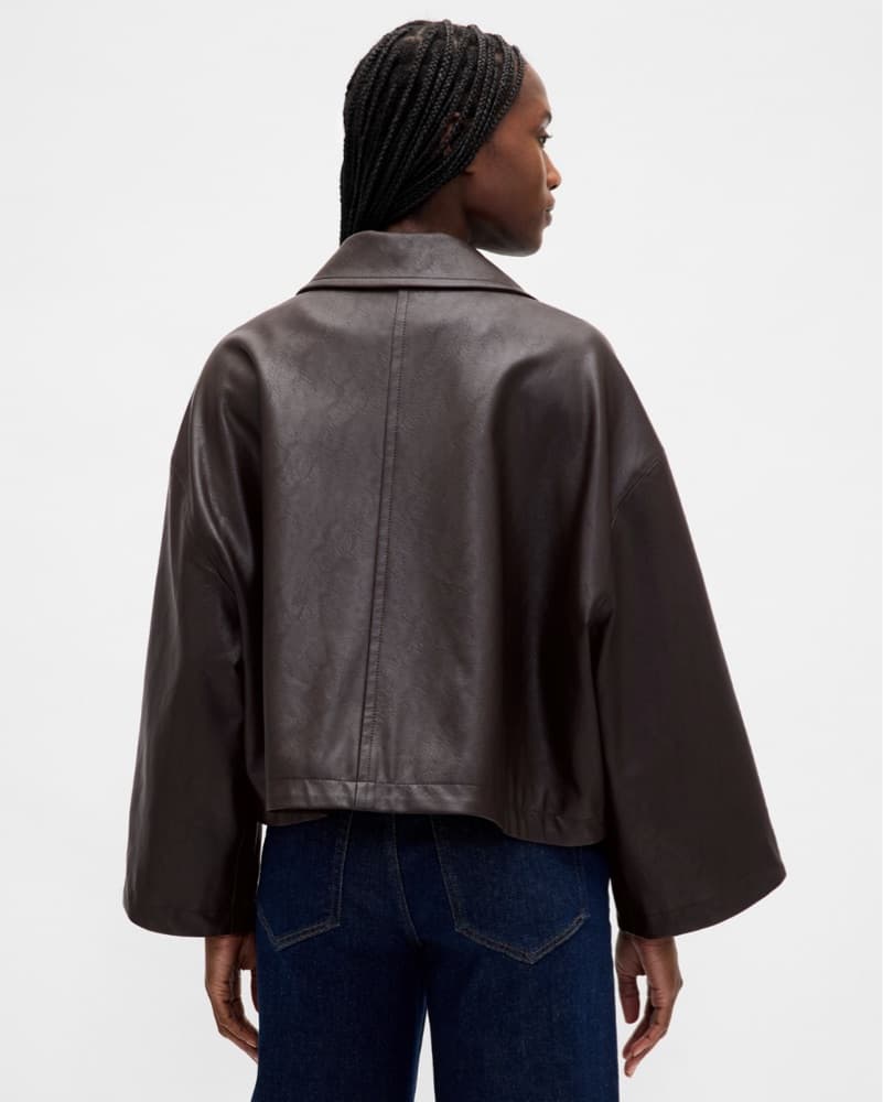Vegan Leather Swing Jacket  - Image 2