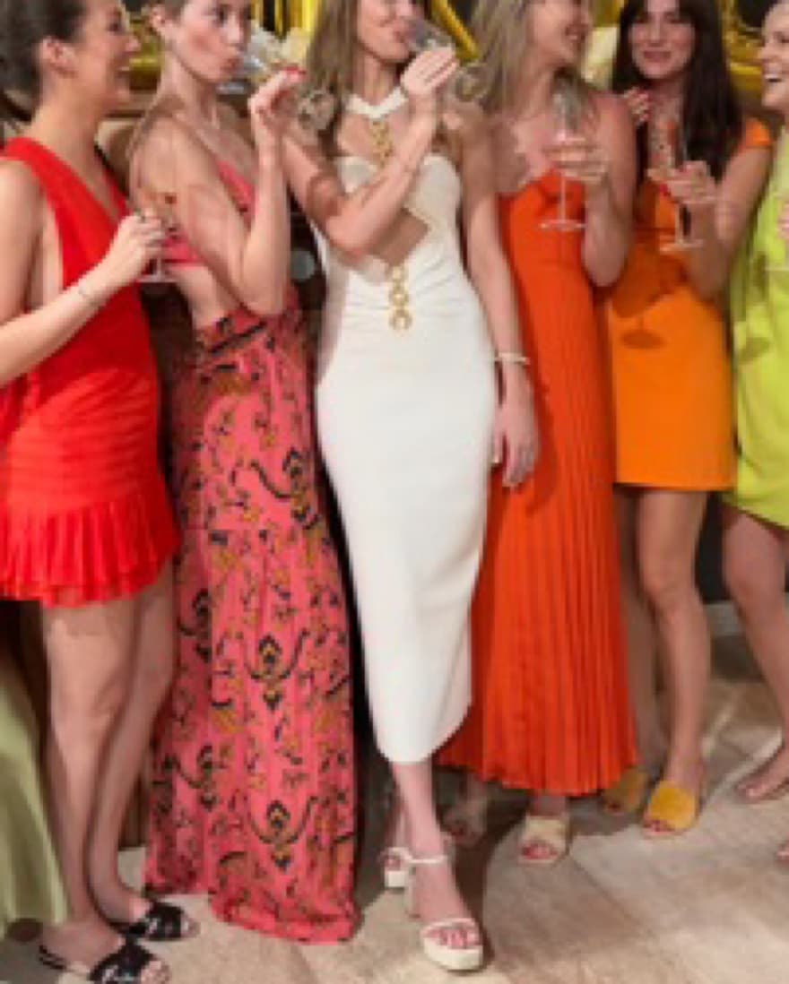 Cult Gaia Cristos Dress In White  - Image 3