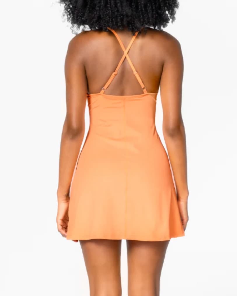 437 - Orange Excercise Dress - Image 2