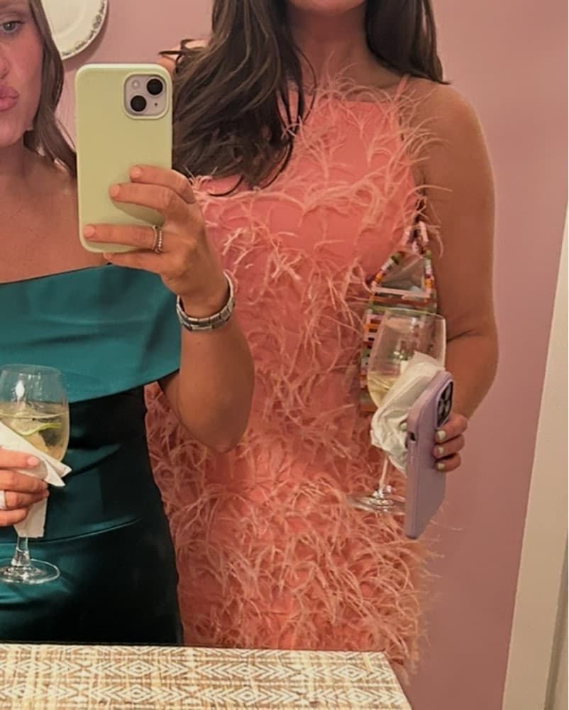 Cult Gaia Shannon Feather Dress - Image 3