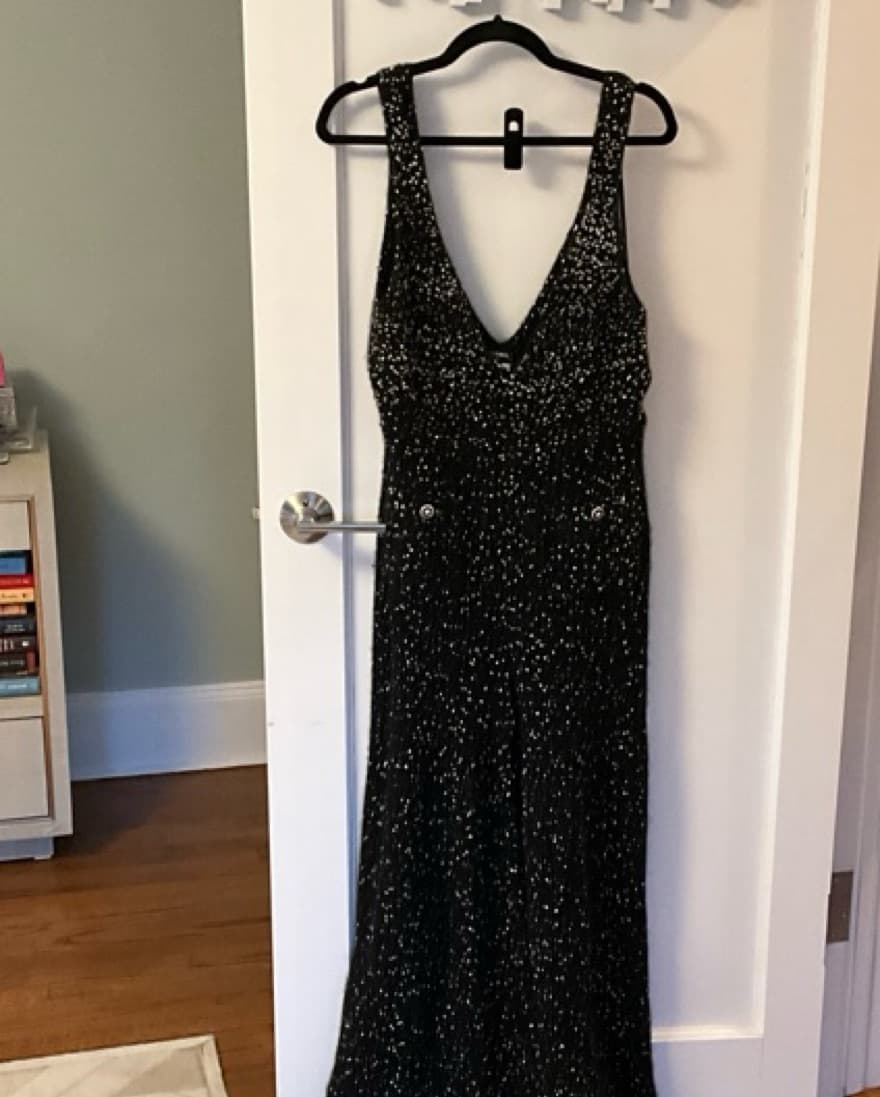 Black Crochet Chanel Jump Suit  - Image 2