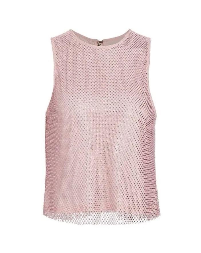 Alice & Olivia Crystal Pink Top - Image 1