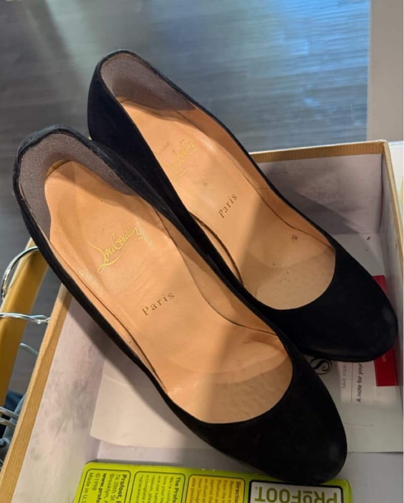 Christian 👠 Louboutin Bibi Black Suede - Image 6