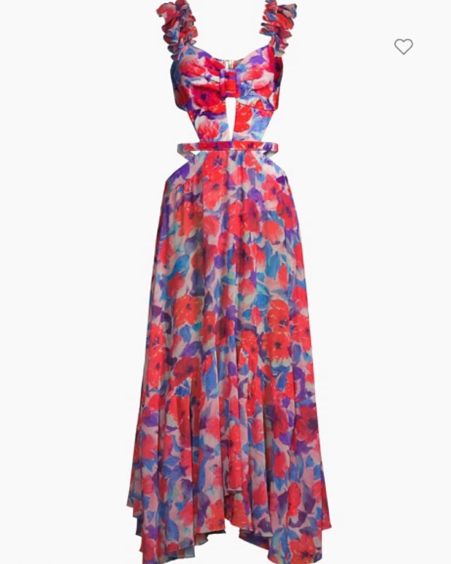 PATBO Violet Cut Out Beach Dress - Image 3