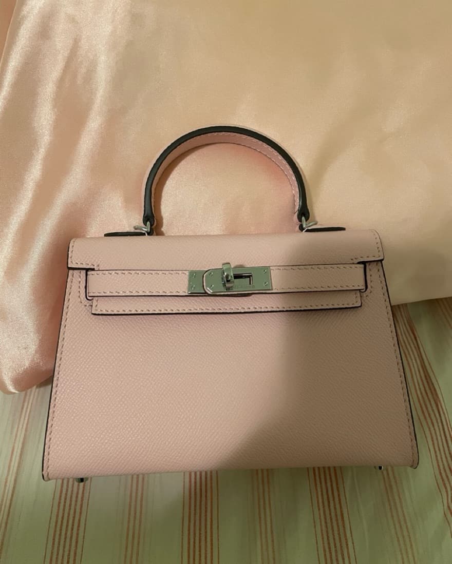 Hermes Mini Kelly Pink  - Image 1