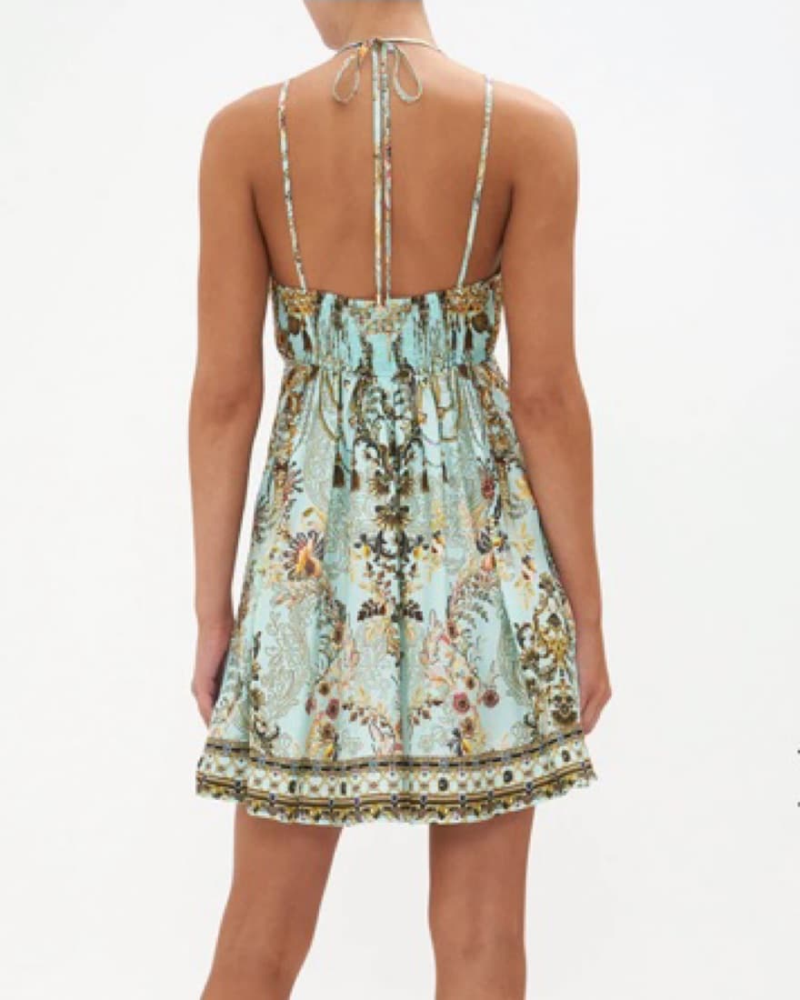 Camilla Blue Mini Dress  - Image 2
