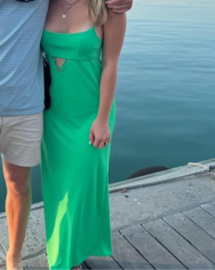 Green Maxi Dress - Image 1