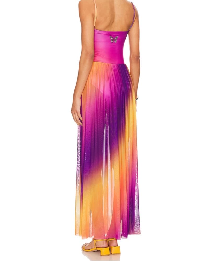 Agua Bendita Vibrant Ombre Maxi Dress - Image 2