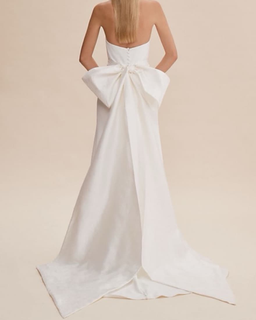 Bridal Multi Way Bow Sash - Image 2