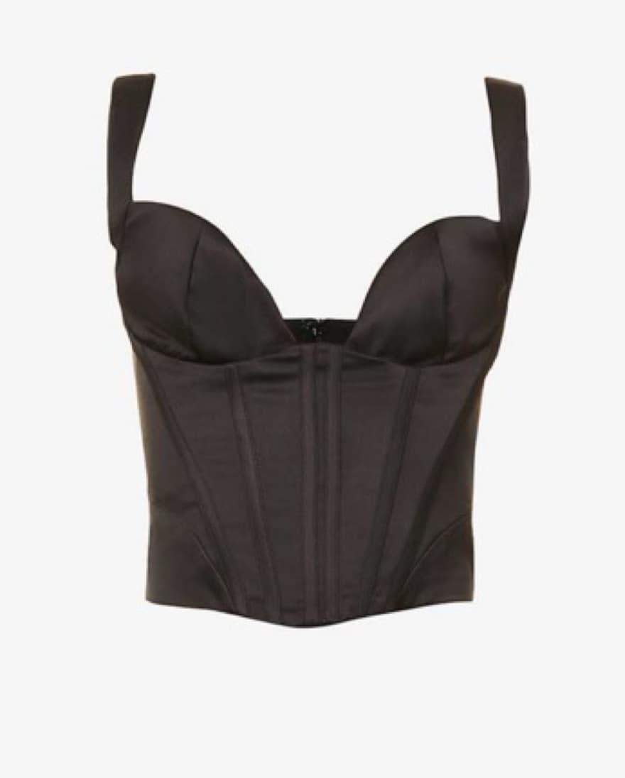 House Of CB Black Corset Top - Image 1
