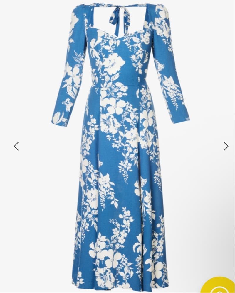 Reformation Floral Midi Dress - Image 1
