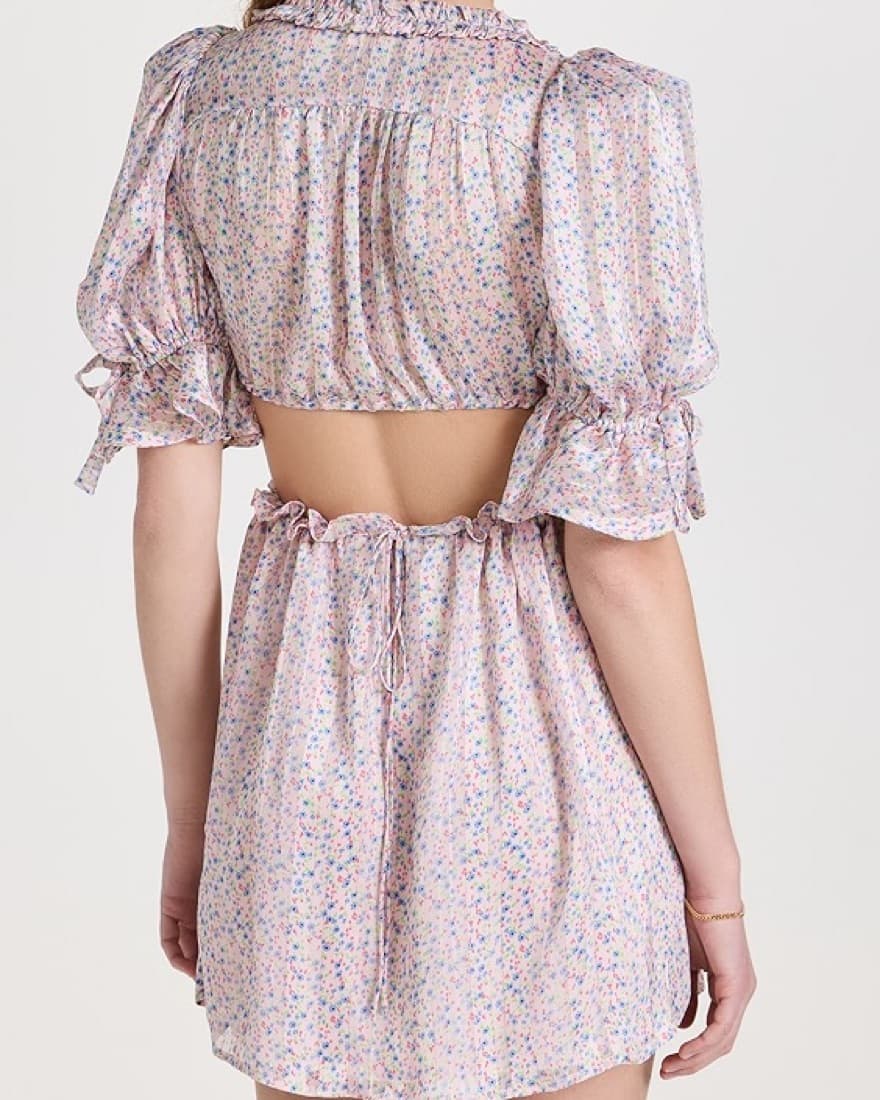 For Love and Lemons Phoebe Mini Dress - Image 3