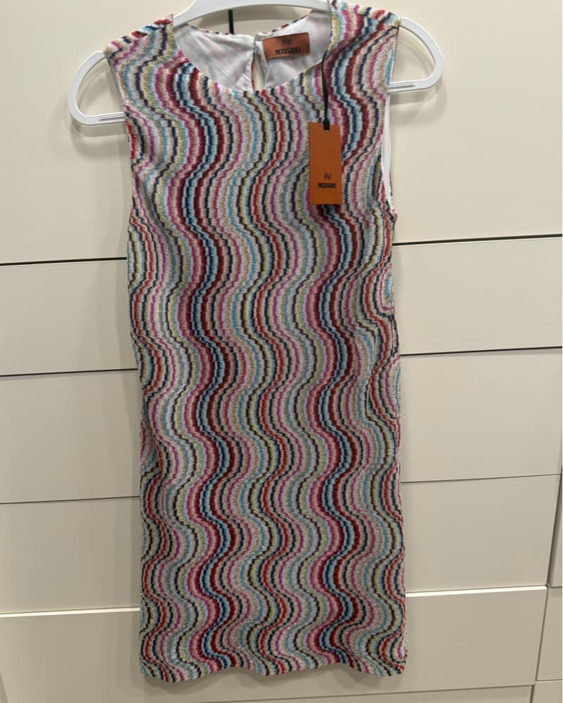 Missoni Rainbow Vibrant Zigzag Dress - Image 1