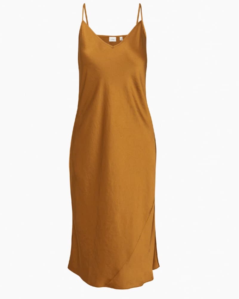 Aritzia Only Slip Satin Midi Dress - Image 2