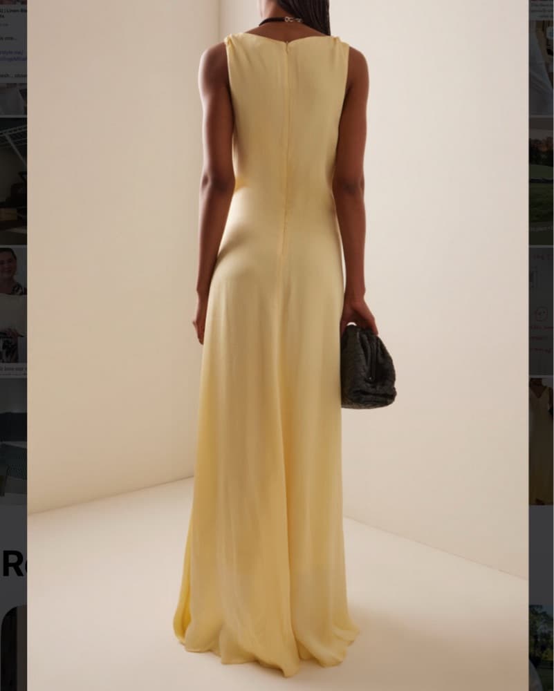 Bondi Born Ardea Twist Dress in Yellow - Image 2