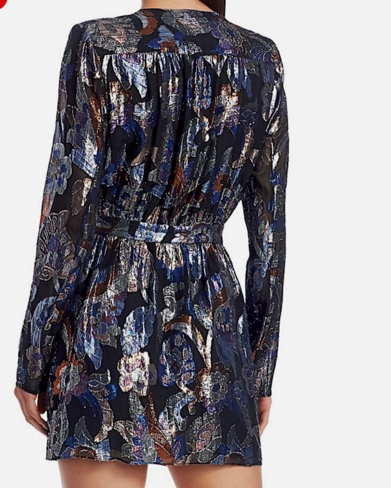 Vibrant Low Neck Mini Dress - Image 3