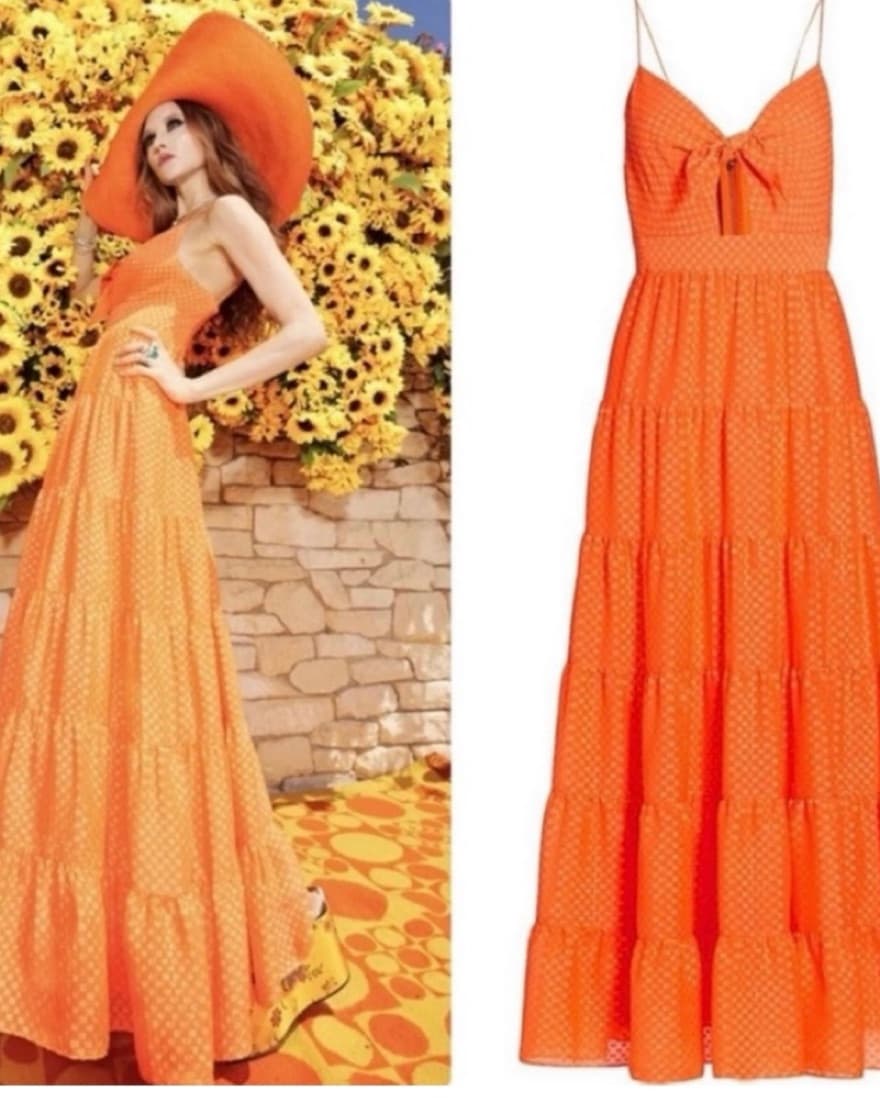Alice + Olivia Minka Tie Maxi  - Image 2
