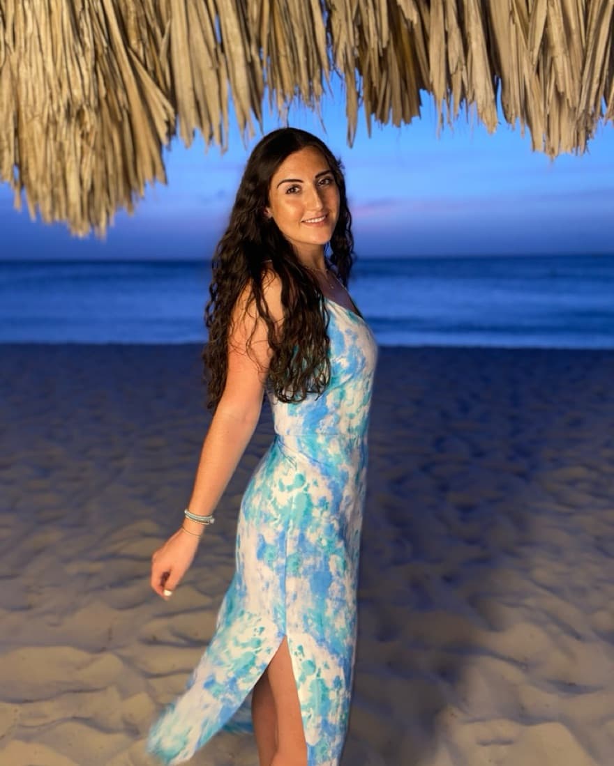 Blue Slip Dress - Image 2