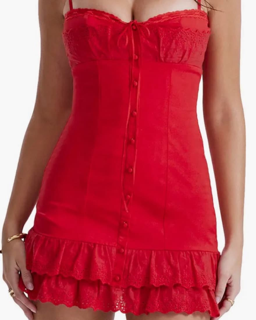 Red House Of CB Dress - Image 1