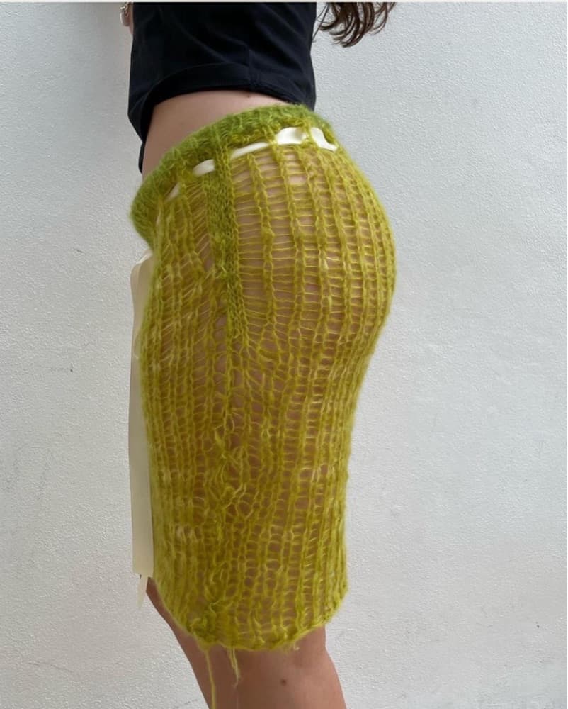 Angelic Tendencies Knit Skirt  - Image 2
