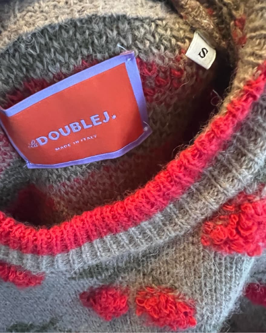 La Double J Cherry Alpaca Sweater - Image 4
