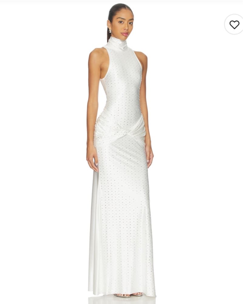 White Sparkle Gown - Image 2