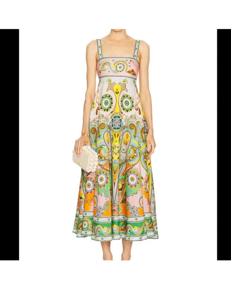 ALEMAIS Pinball Paisley Dress - Image 1