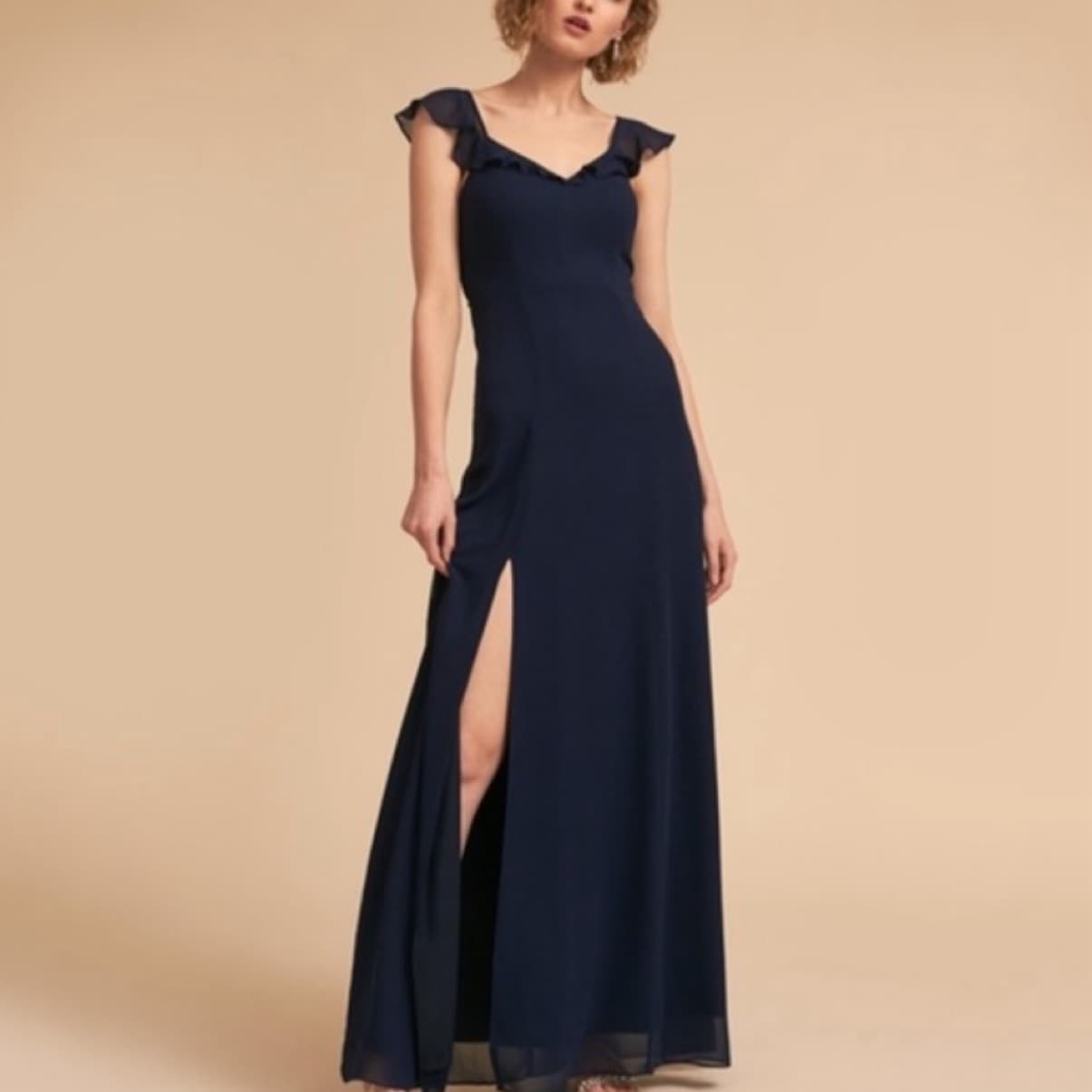 BHLDN Diana Dress In Navy - Image 1