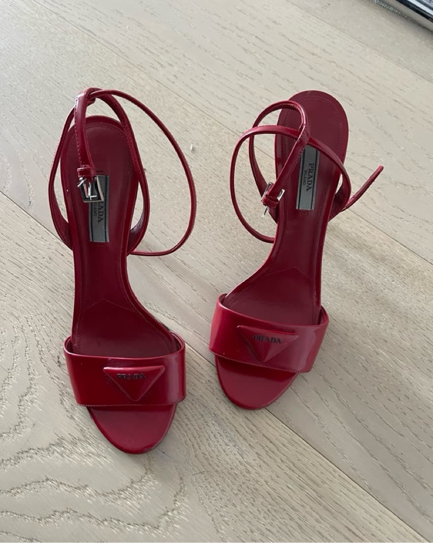 Prada Red Sandal - Image 1