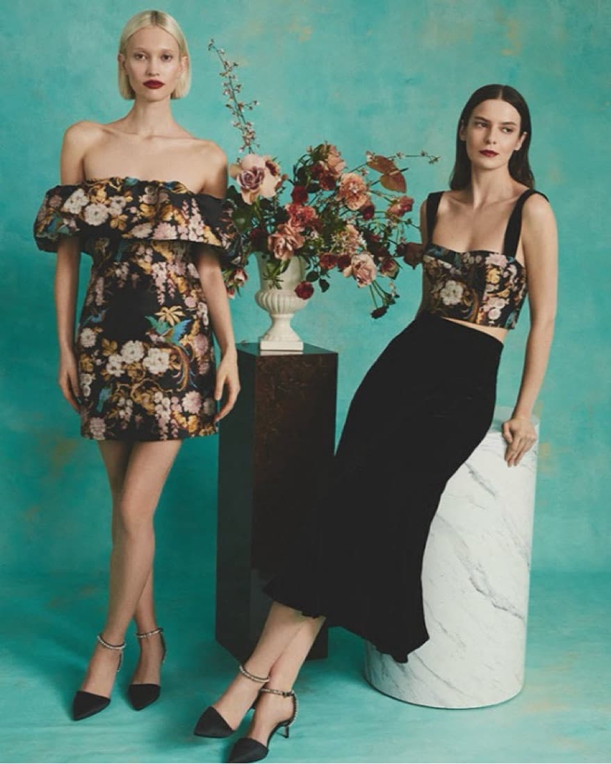 Cara Cara Floral Claudie Bustier Top - Image 1