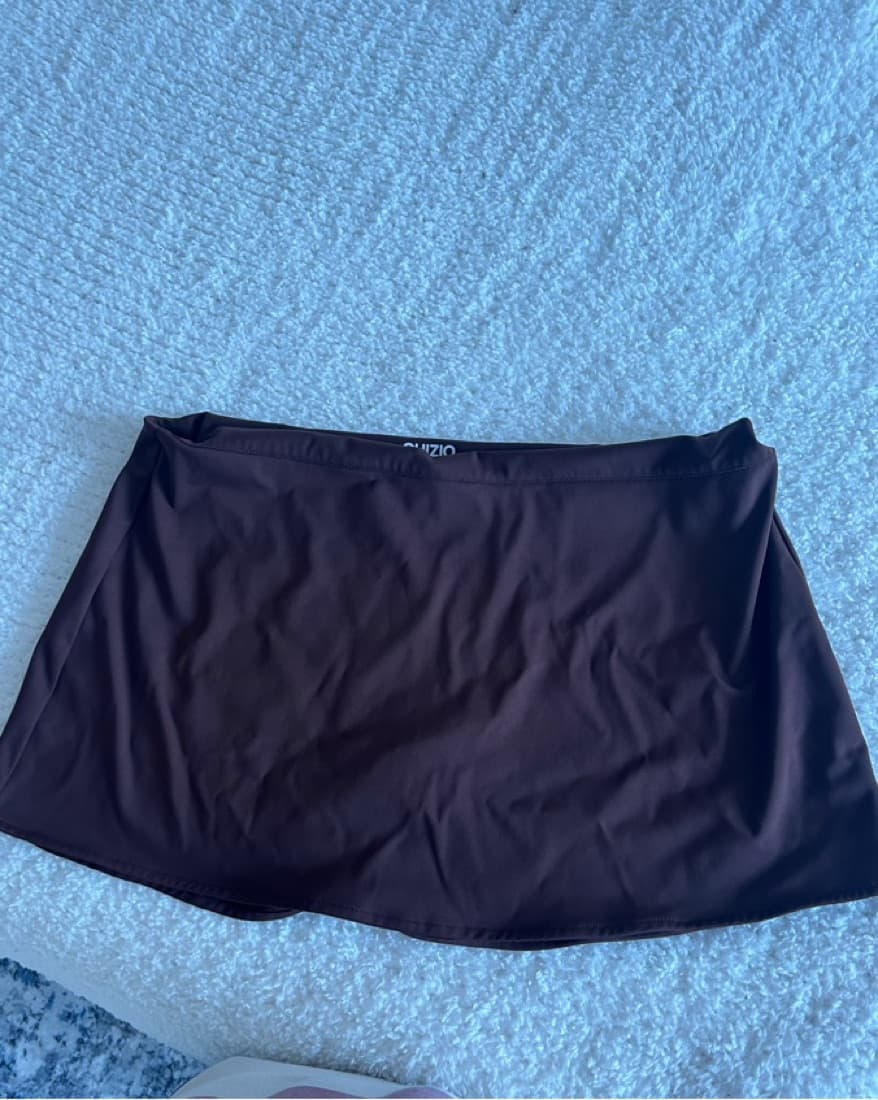Brown Mini Guizio Skirt  - Image 2